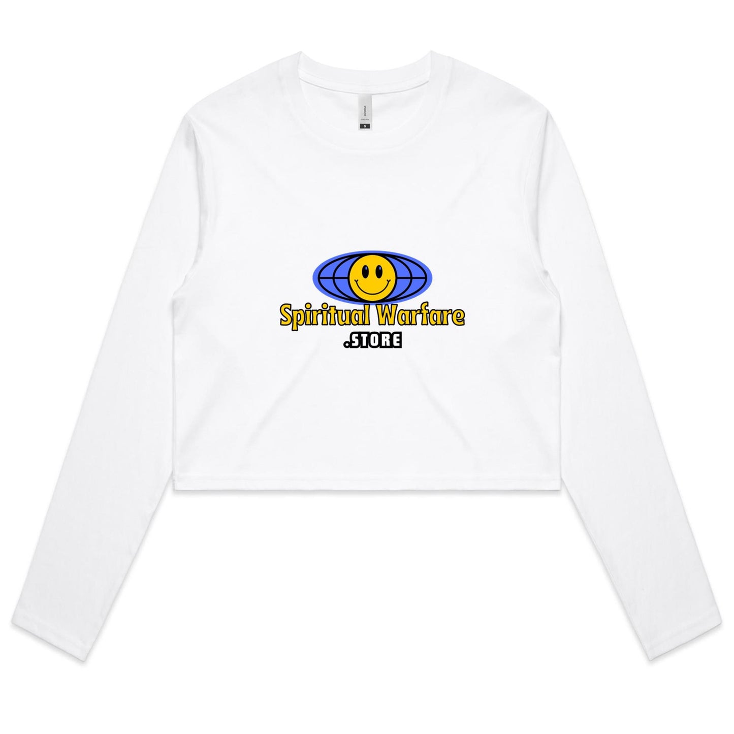 Long Sleeve Crop TeeSpiritual Warfare