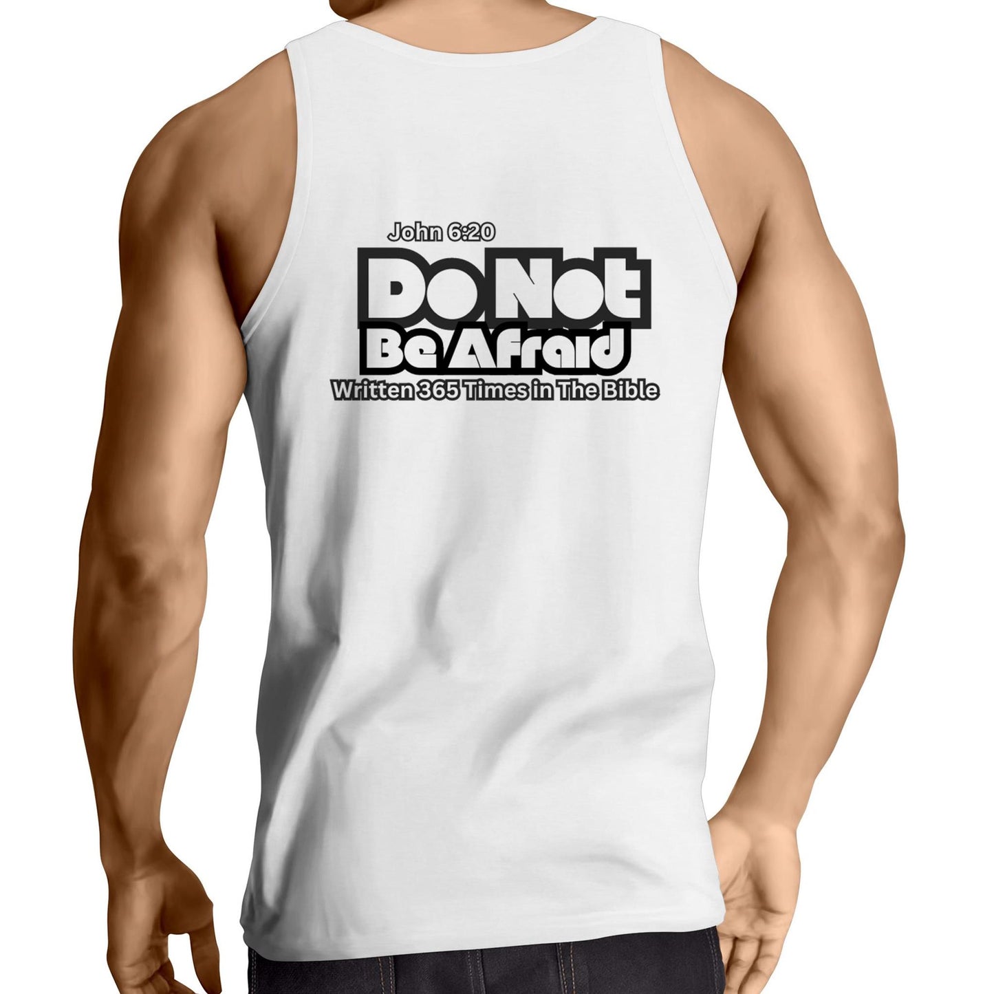 Afraid Mens Singlet TopSpiritual Warfare