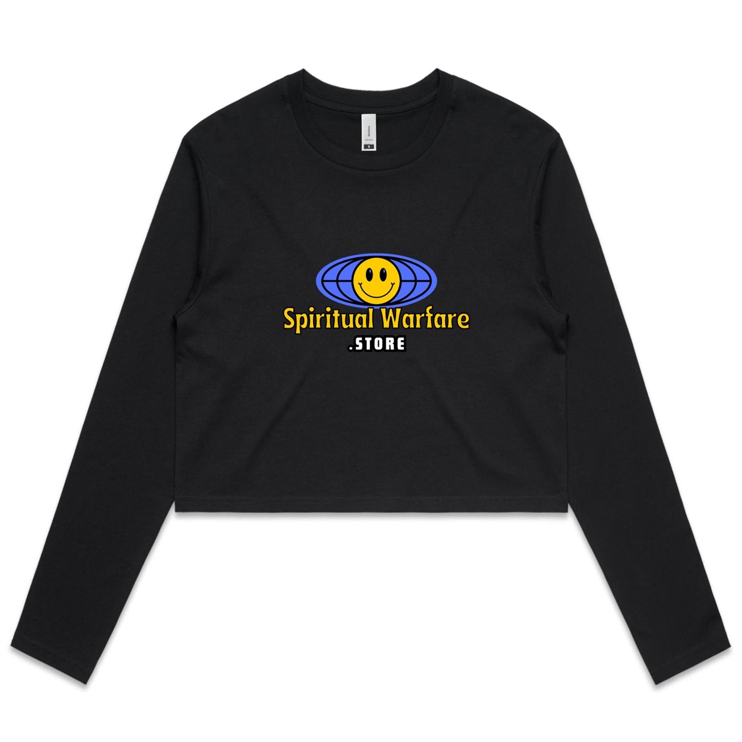 Long Sleeve Crop TeeSpiritual Warfare