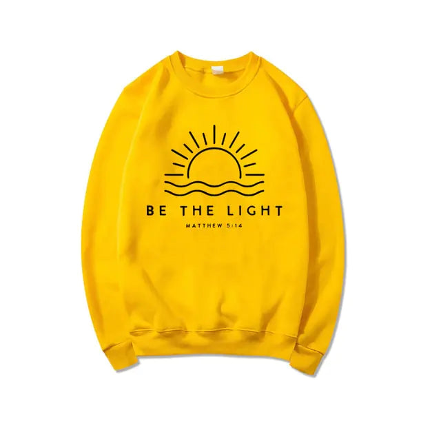 Light" Christian SweatshirtSpiritual Warfare