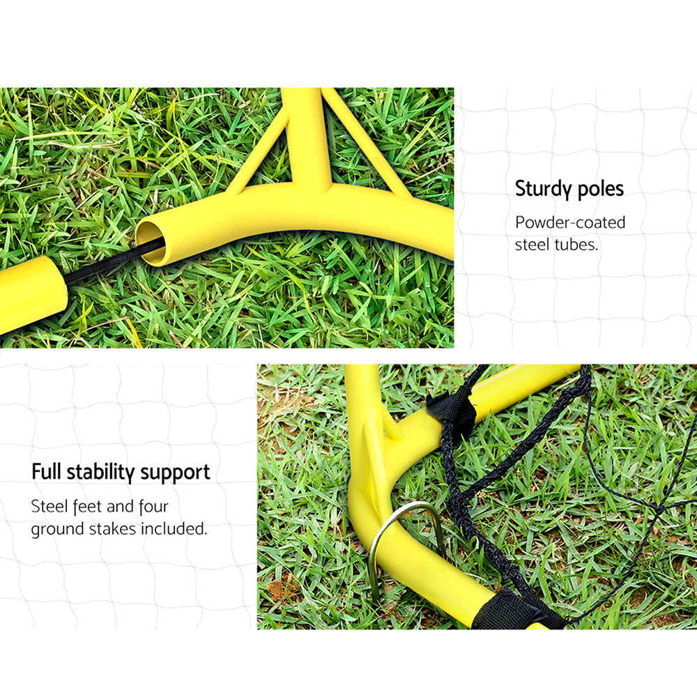 6m Football Soccer Net Portable Goal Net Rebounder Sports TrainingSpiritual Warfare