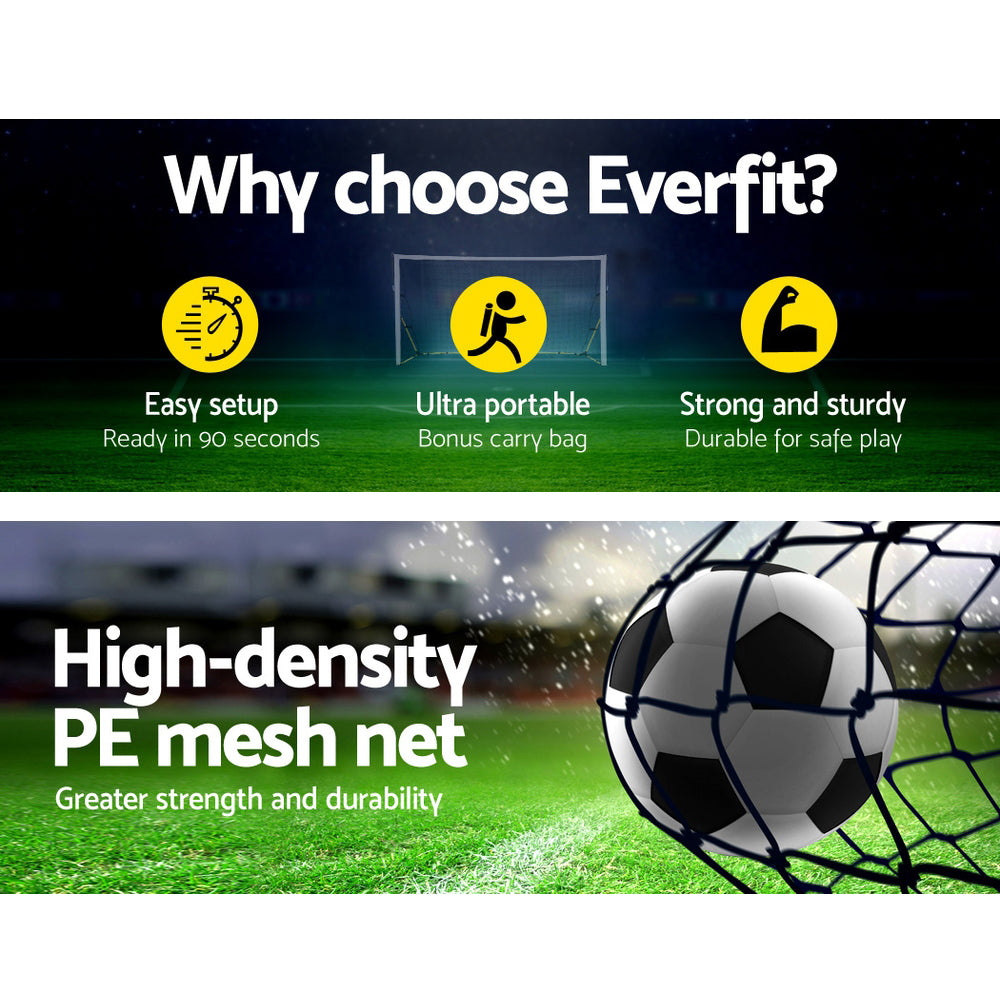 4m Football Soccer Net Portable Goal Net Rebounder Sports TrainingSpiritual Warfare