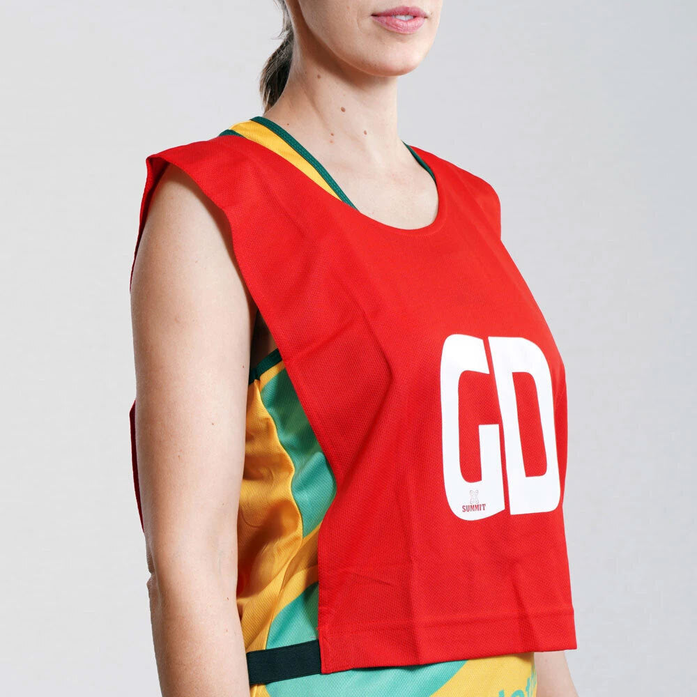Summit Netball Bibs Senior Team Pack Bulk Net Ball - Red ColourSpiritual Warfare