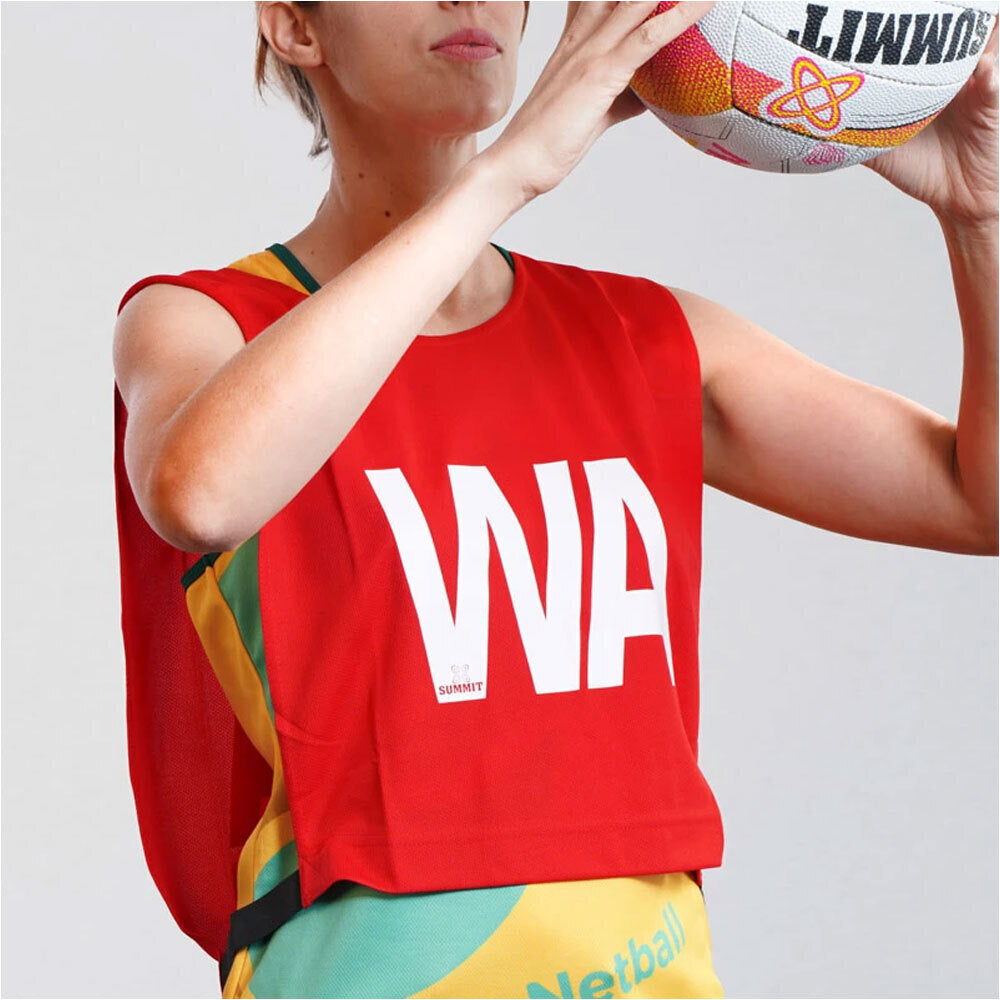 Summit Netball Bibs Senior Team Pack Bulk Net Ball - Red ColourSpiritual Warfare