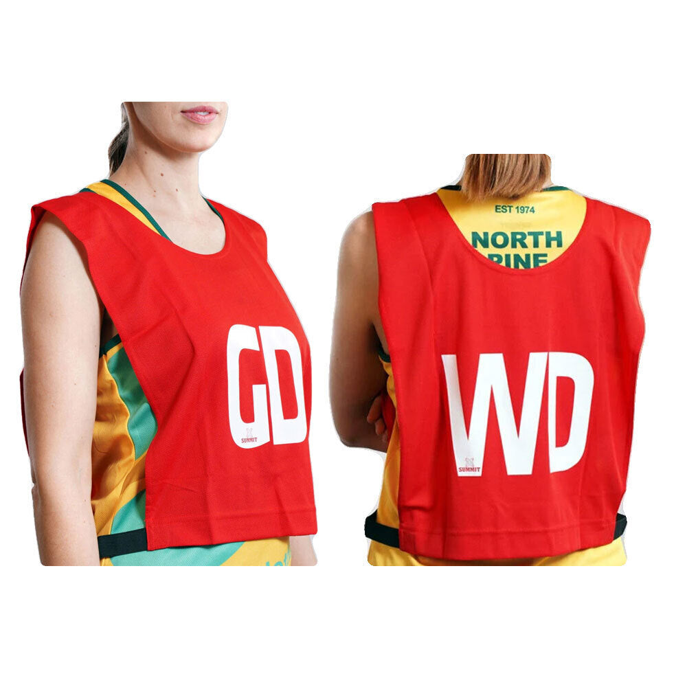 Summit Netball Bibs Senior Team Pack Bulk Net Ball - Red ColourSpiritual Warfare
