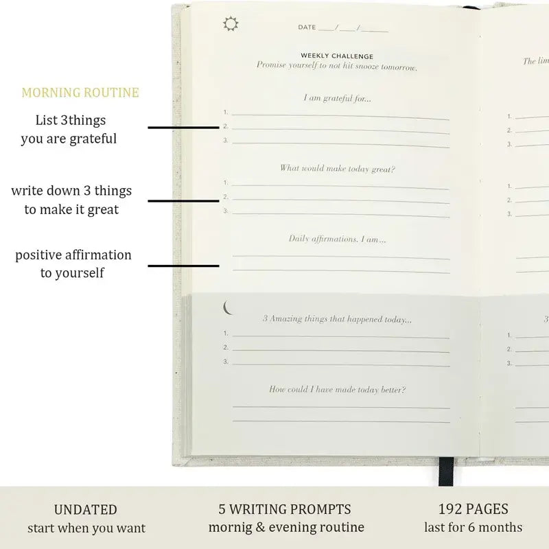 Gratitude Journal Daily NotebookSpiritual Warfare