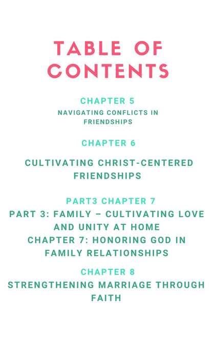 Christ-Centered Relationships: Building Bonds That Honor God