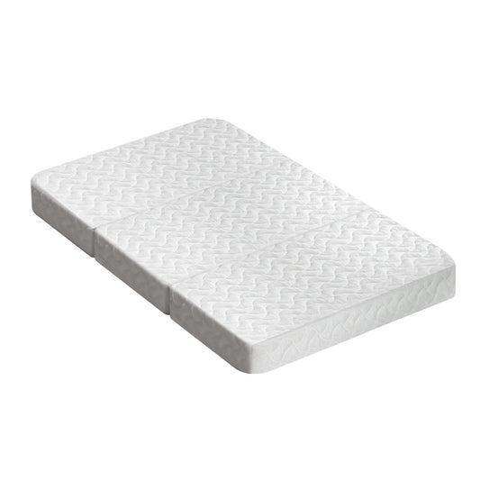 Giselle Bedding Foldable Mattress Folding Foam Cot Bed White