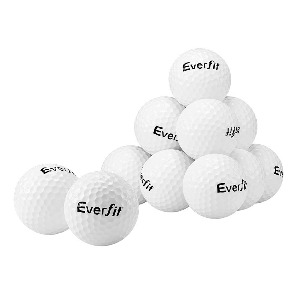 Everfit 12Pcs Golf Ball Set Reusable Distance Golf Balls Practice TrainingSpiritual Warfare