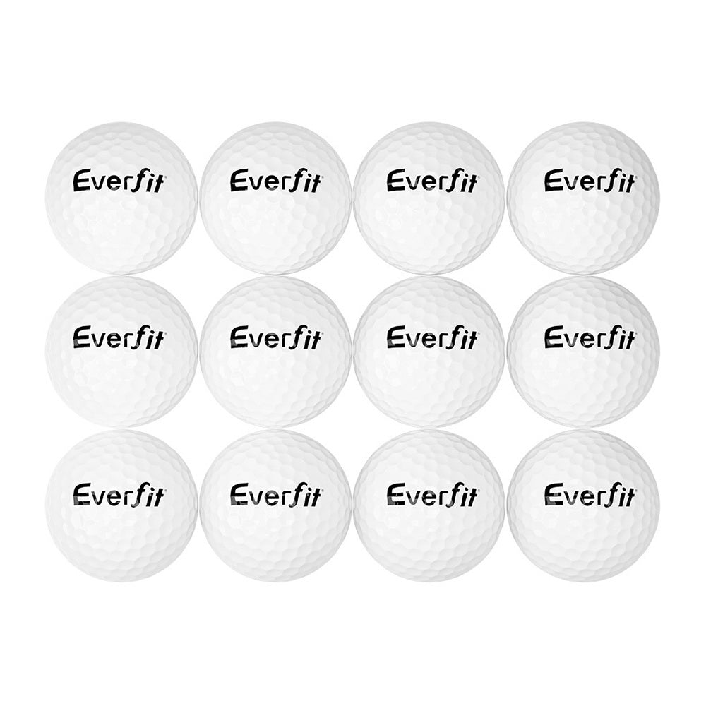 Everfit 12Pcs Golf Ball Set Reusable Distance Golf Balls Practice TrainingSpiritual Warfare