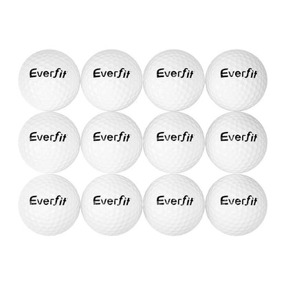 Everfit 12Pcs Golf Ball Set Reusable Distance Golf Balls Practice TrainingSpiritual Warfare