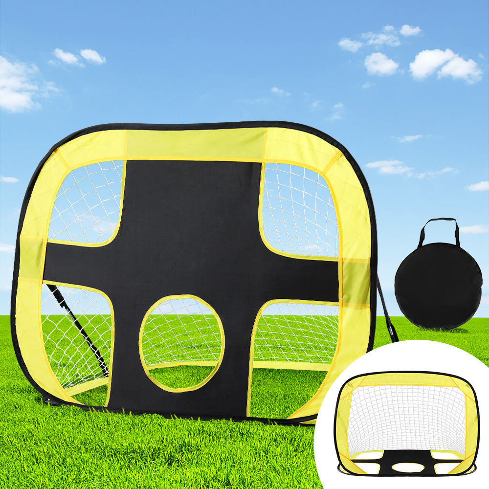 Everfit Portable Football Net Soccer Goal Rebound Target Hitter TrainingSpiritual Warfare