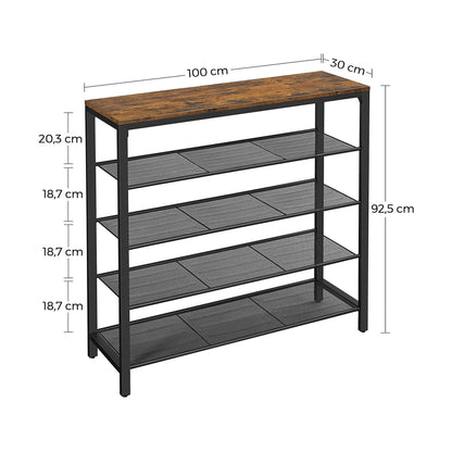 5 Tier Shoe Bench