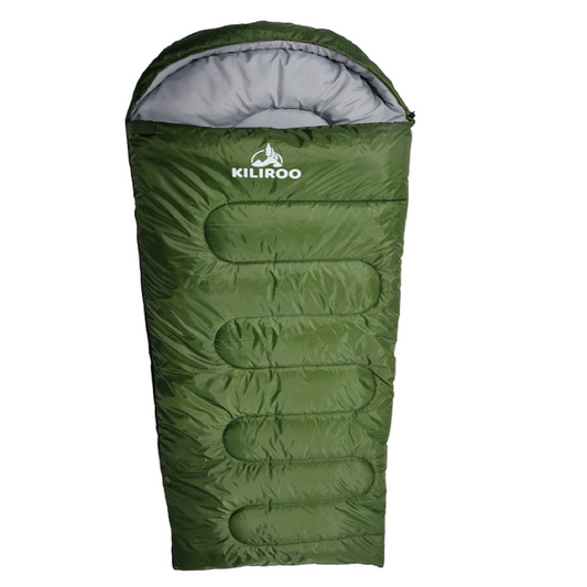 KILIROO Sleeping Bag 500GSM Army Green