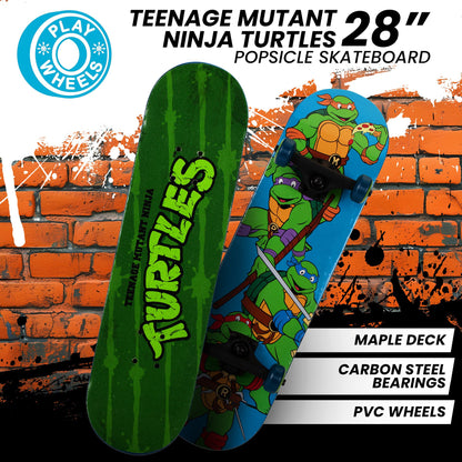 Kryptonics Teenage Mutant Ninja Turtles 28-inch Turtle Time Popsicle Skateboard