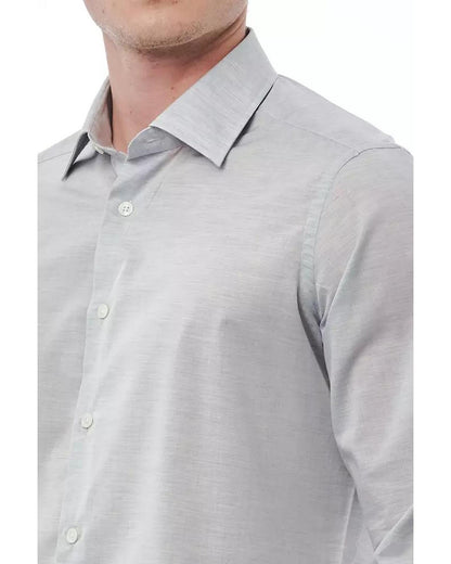 Bagutta Men's Gray Cotton Shirt - S