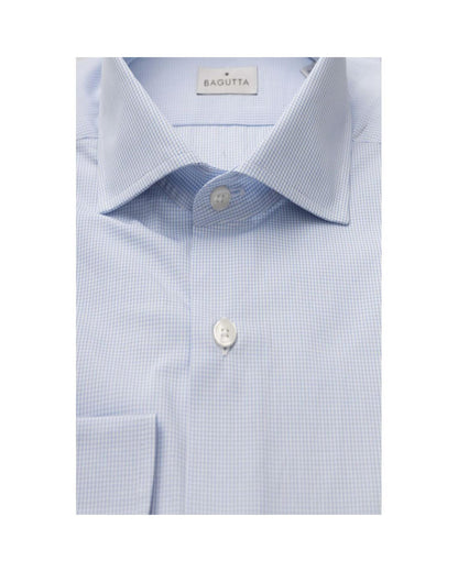 Bagutta Men's Light Blue Cotton Shirt - L