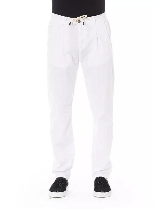 Baldinini Trend Men's White Cotton Jeans & Pant - W30 US