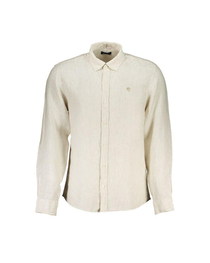 North Sails Men's Beige Linen Shirt - L