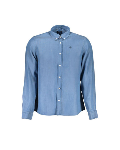 North Sails Men's Blue Lyocell Shirt - S