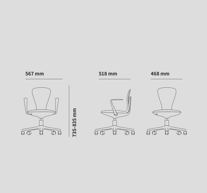 UFOU Joyin Tail Designer Ergonomic Chair - Whale