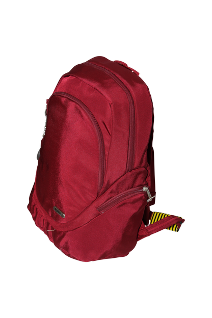 FIB Mens Backpack Travel Rucksack Shoulder Bag - Burgundy