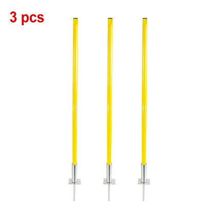 Agility Slalom Training Poles Soccer Rugby Set