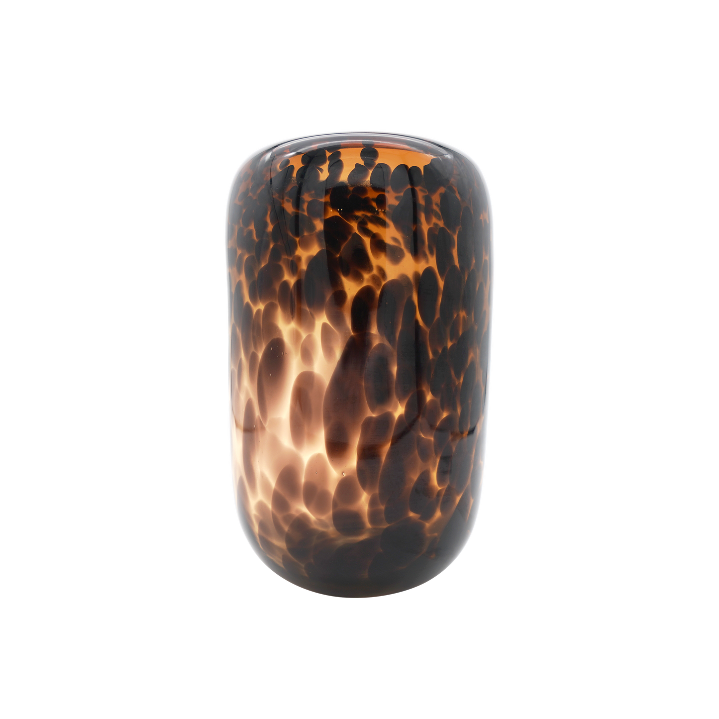 Leopard Glass Vase