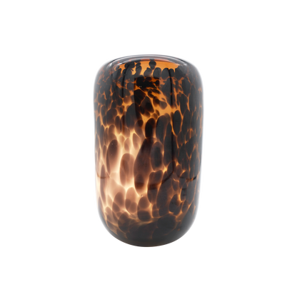 Leopard Glass Vase