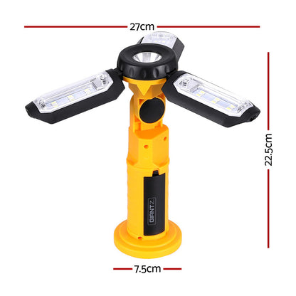 Giantz Work Light Rechargeable USB Cordless LED Lamp Hook Rotation FoldingSpiritual Warfare