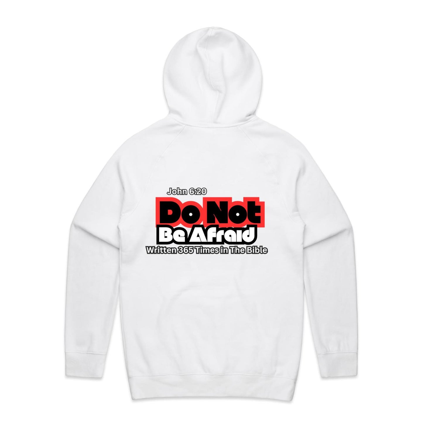 Spiritual Warfare Do Not Be Afraid Supply Hood Unisex