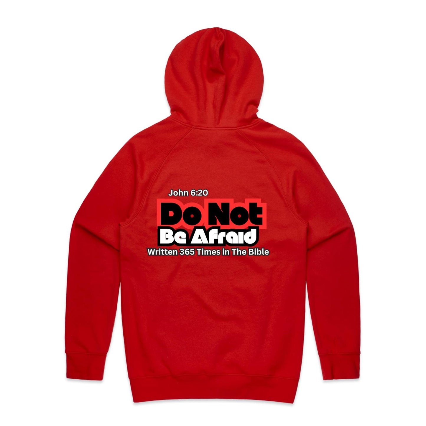 Spiritual Warfare Do Not Be Afraid Supply Hood Unisex